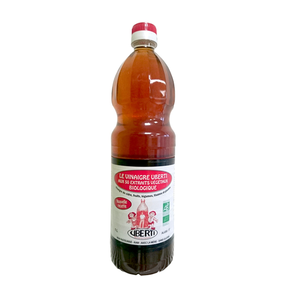 Vinaigre de Cidre Enrichi Bio 50 Extraits Végétaux 1L