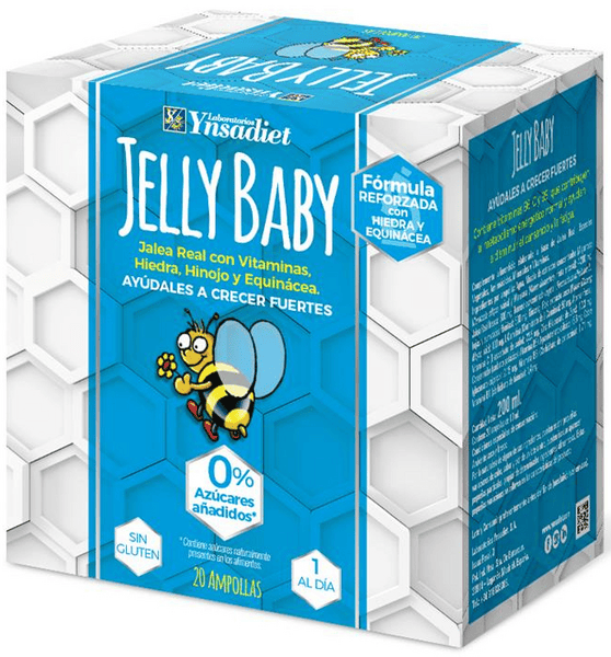 Ynsadiet Jelly Baby 0% Azúcares 20 Ampollas