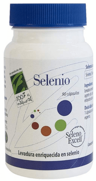 100% Natural Selenio 90 Cápsulas