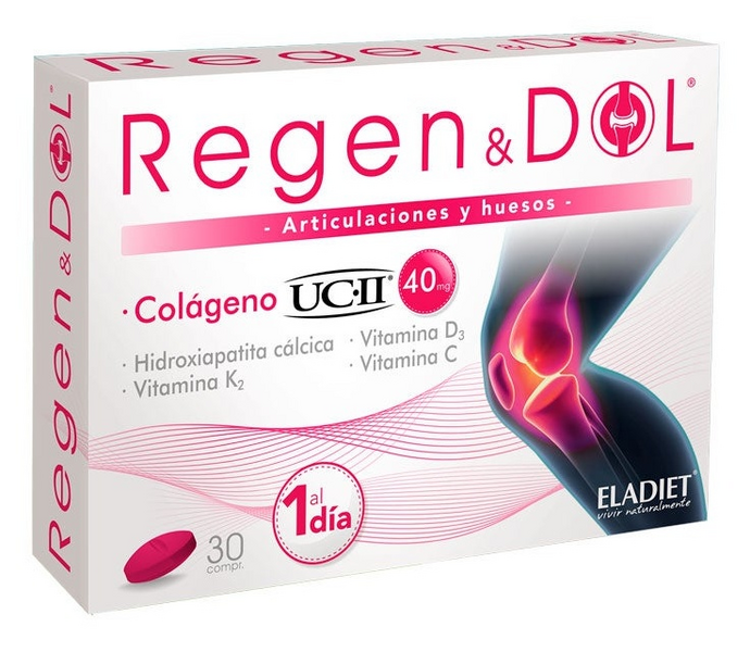 Eladiet Regendol Colágeno UC-II 30 Comprimidos