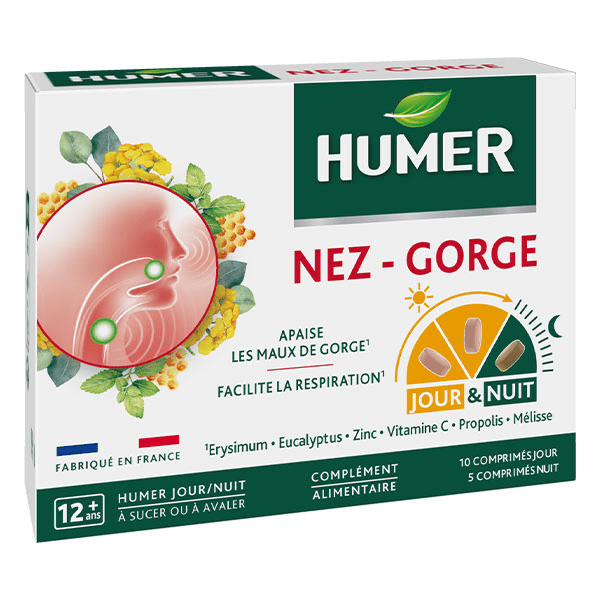 Nez-gorge Jour / Nuit 15 comprimés 4