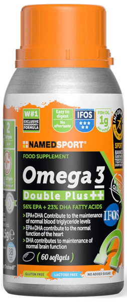 NamedSport Omega 3 Double Plus 60 Cápsulas Blandas