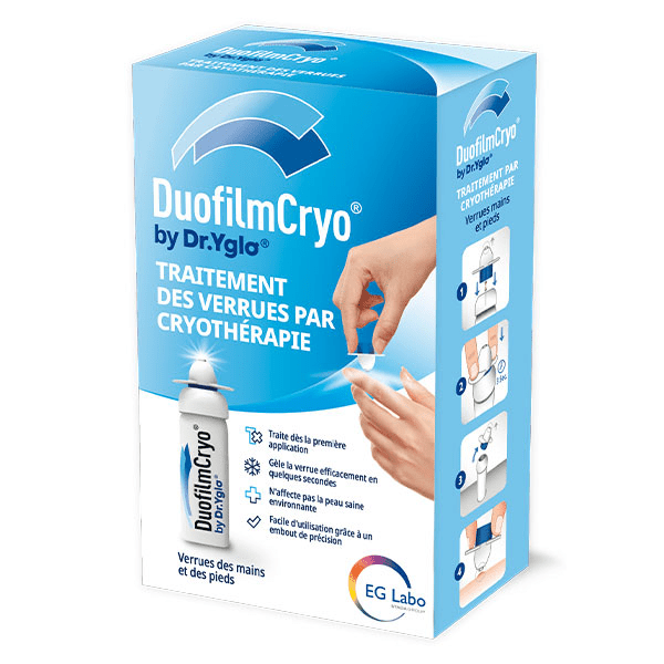 DuofilmCryo Traitement Verrues Mains Pieds Cryothérapie flacon 15 ml - EG LABO 3