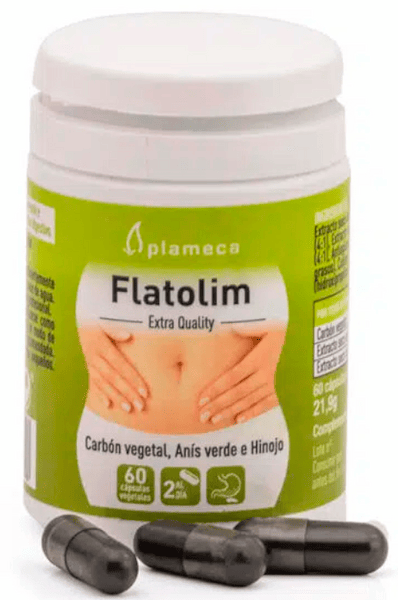 Plameca Verde Flatolim 60 Cápsulas Vegetales