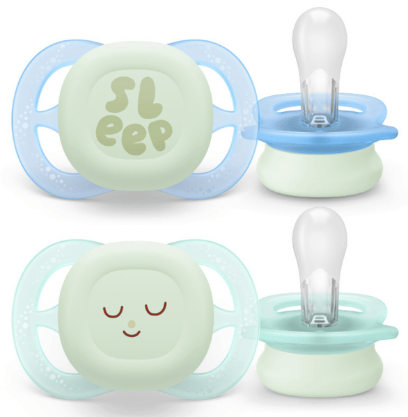 Philips Avent Chupete Nocturno Ultra Start 0-2m Niño 2 uds
