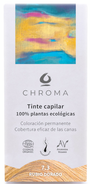 Chroma Tinte Capilar Natural Rubio Dorado 7.3 100 Gr