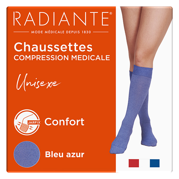 Chaussettes de compression Azur Ressource Taille 2 Classe 2