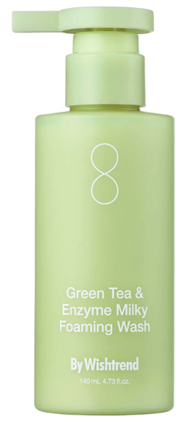 By Wishtrend Green Tea & Enzyme Milky Foaming Wash 140 ml