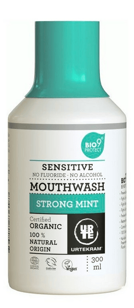 Urtekram Enjuague Bucal Menta Fuerte 300 ml
