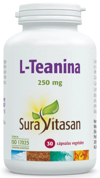 Sura Vitasan L-Teanina 250mg 30 Cápsulas