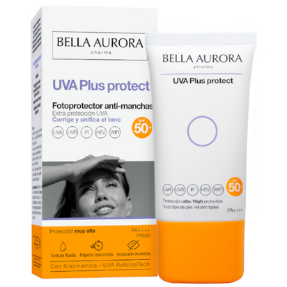BELLA AURORA UVA Plus Protect LSF50+ – Anti-Fleck-Sonnenschutz, Für Gesicht, Unisex