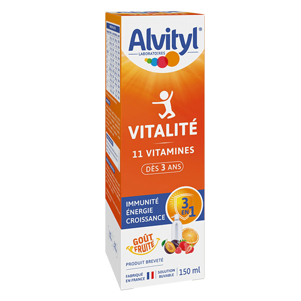 Vitalité Solution buvable multivitaminée 11 vitamines dès 3 ans 150 ml 3