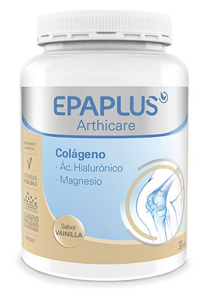 Epaplus Arthicare Colágeno + Ácido Hialurónico + Magnesio Polvo Sabor Vainilla 325g