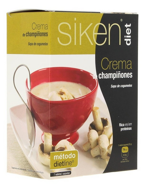 Siken Diet Crema Champiñones 7 Sobres