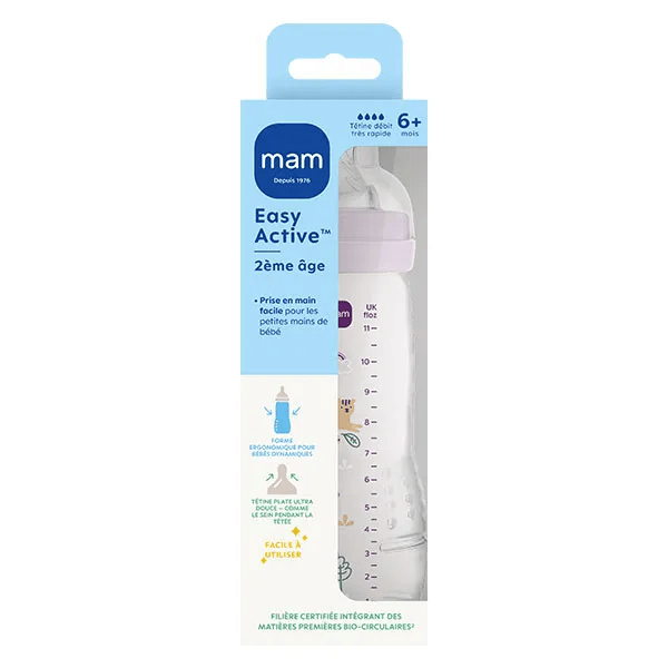 Biberon Easy Active 2ème âge Décoré