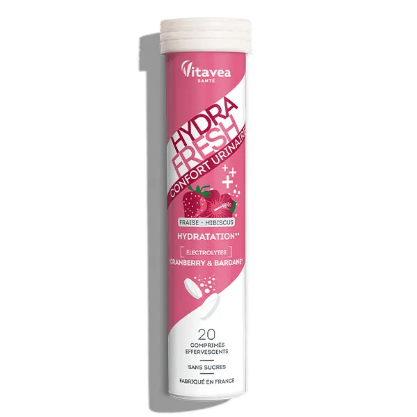 HydraFresh Hydratation Confort Urinaire 20 comprimés effervescents