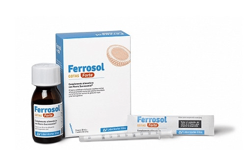 Laboratorios Viñas Ferrosol Gotas Forte 30 ml + Sobre 2,5 gr