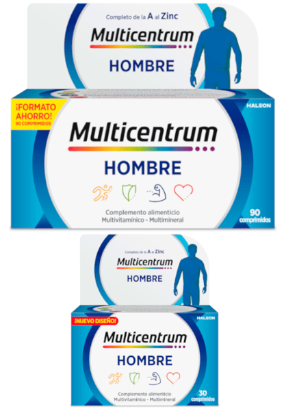 Multicentrum Hombre Multivitamínico Multimineral 90 Comprimidos + 30 Comprimidos