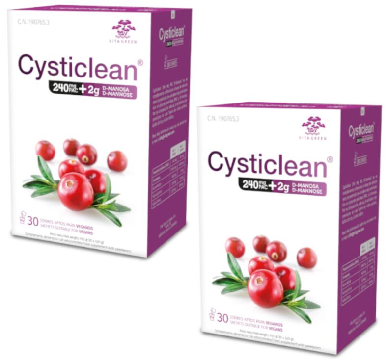 Imagen de Cysticlean D-Manosa 240mg Sachets 2x30 Sobres salud urinaria en OfertitasTOP