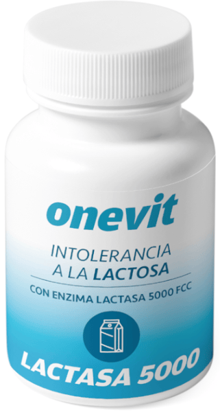 Onevit Lactasa 5000 FCC Intolerancia Lactosa 45 Cápsulas