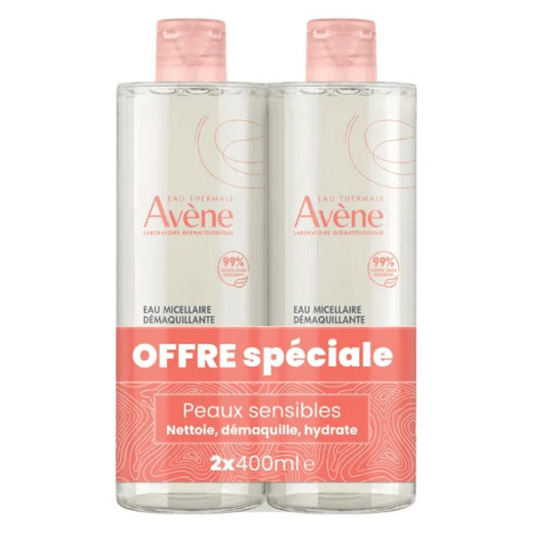 Eau Thermale Les Essentiels Eau Micellaire Démaquillante Lot de 2 x 400 ml 3
