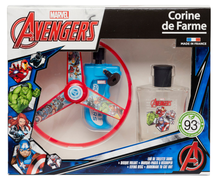 Corine De Farme Estuche Avengers Colonia 50 Ml + Disco Volador