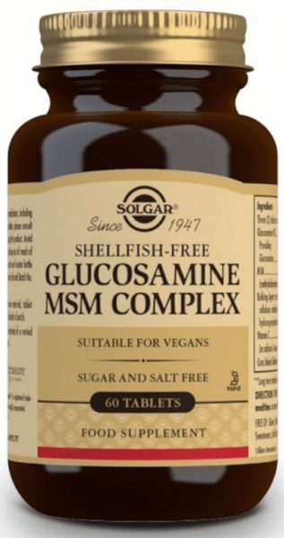 Solgar Glucosamina Msm Complex 60 Comprimidos