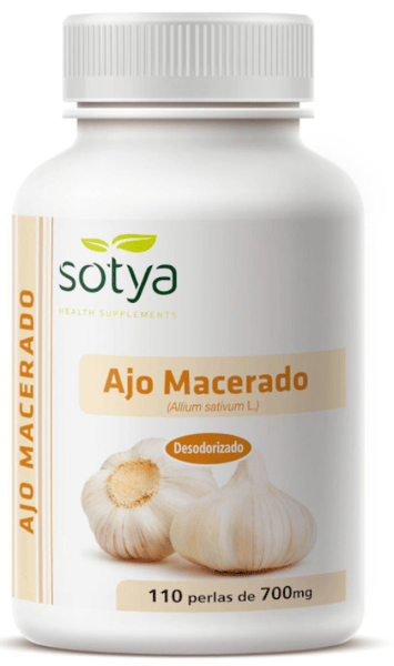 Sotya Ajo Macerado 700 Mg 110 Perlas - Imagen 2