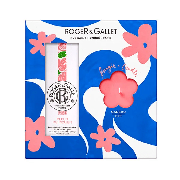 Roger & Gallet Coffret Eau Parfumée Bienfaisante Fleur De Figuier et sa Bougie Parfumée 2