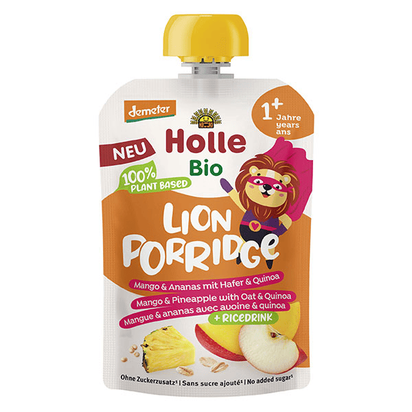 Lion Porridge Gourde Mangue Demeter Bio 110g