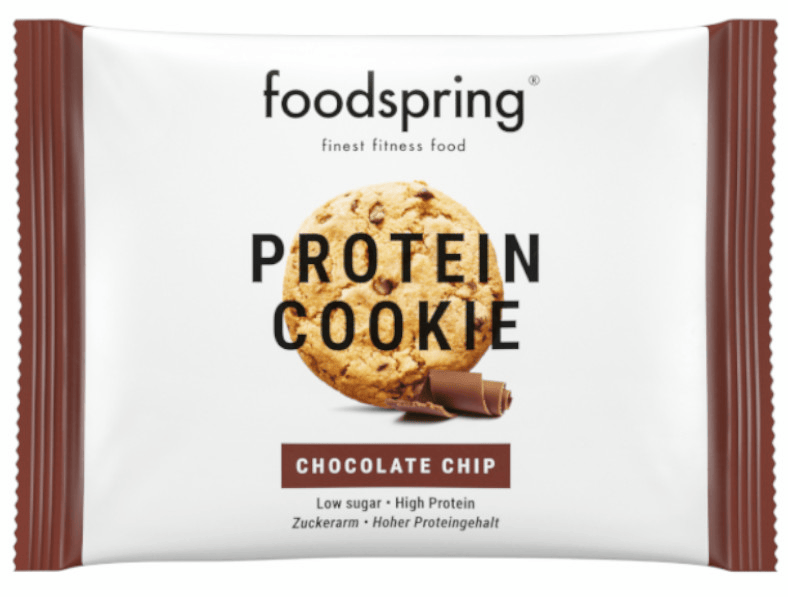 foodspring Cookie Proteica Pepitas de Chocolate 60 gr