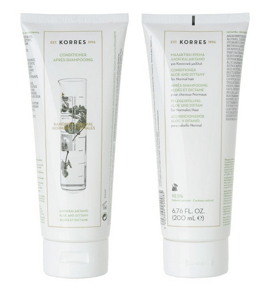Korres Acondicionador Cabello Normal Aloe y Díctamo 200 ml