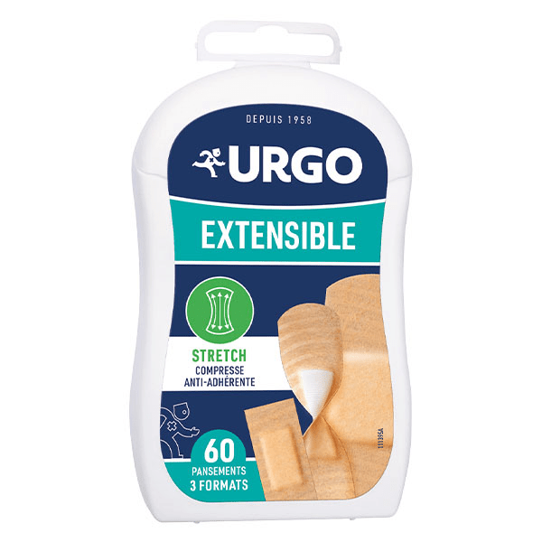 Premiers Soins Extensible Compresse Anti-Adhérente 60 pansements 3