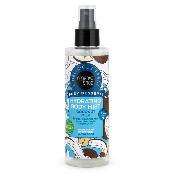 Brume corps hydratante Lait de Coco 200ml 2