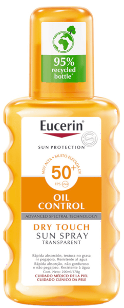 Eucerin Oil Control Dry Touch Spray Spf50+ 200 Ml