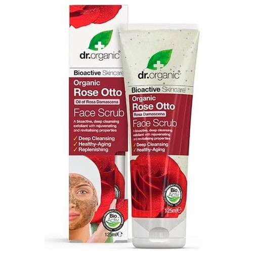 Dr. Organic Rose Otto Exfoliante Facial 125ml