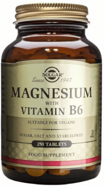 Solgar Magnesio + Vitamina B6 250 Comprimidos
