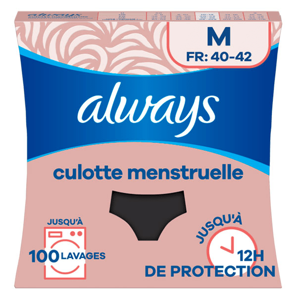 Culotte Menstruelle Lavable M Flux Modéré À Abondant 1 unité 2
