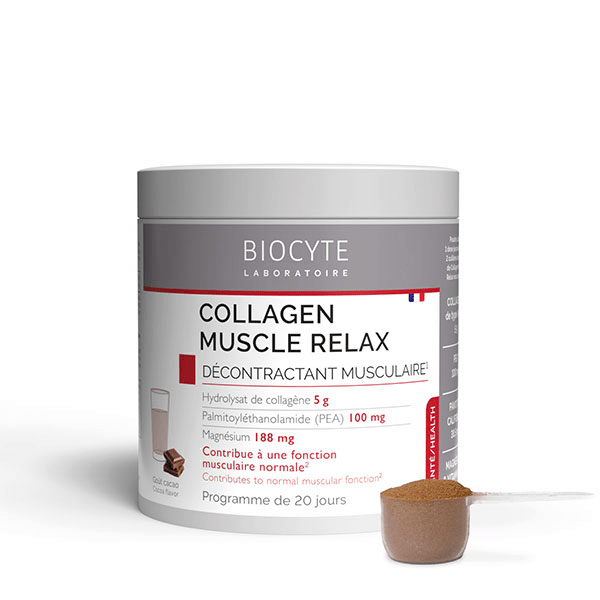 Collagen Muscle Relax Hydrolysat de collagène Goût Cacao 220g 2
