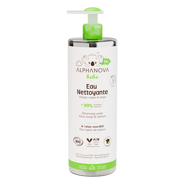 Bébé Eau nettoyante bio* 400ml 4