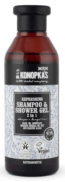 Dr. Konopka's Champú y Gel de Ducha Refrescante 280 ml