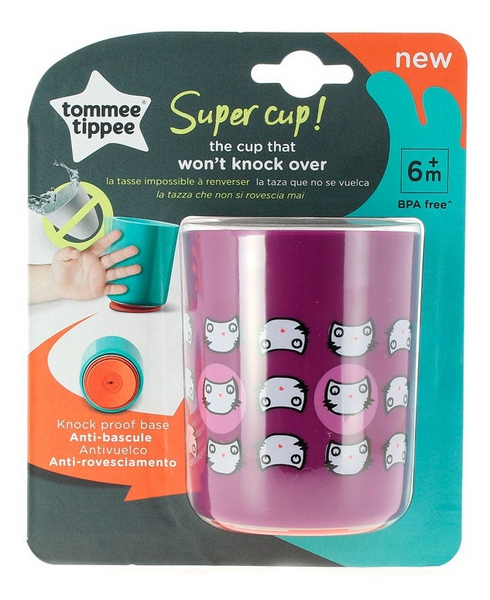 Tomme Tippee Taza Antivuelco +6m Morada