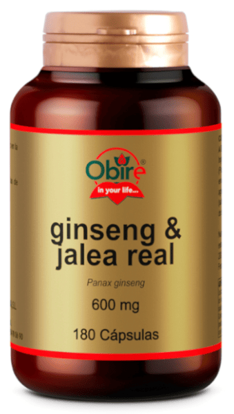 Obire Ginseng & Jalea Real 600 Mg 180 Cápsulas