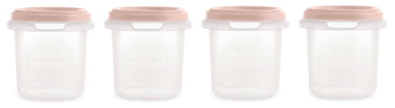 Miniland Set de 4 Herméticos Candy 200 ml