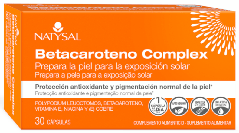 Natysal Betacaroteno Complex 30 Cápsulas