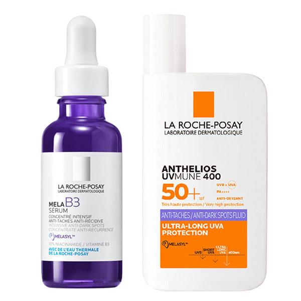 Protocole anti-taches Mela B3 & Anthelios SPF 50+