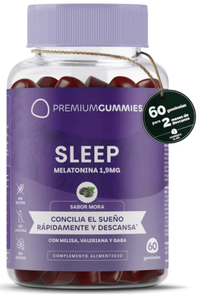 Premium Gummies Sleep Melatonina 1,9mg 60 uds
