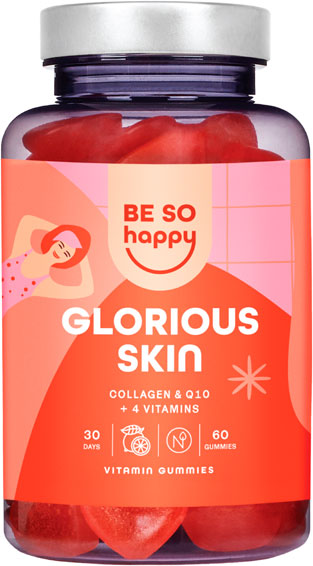 Be So Happy Glorious Skin Colágeno 210 Mg 60 Gominolas Veganas