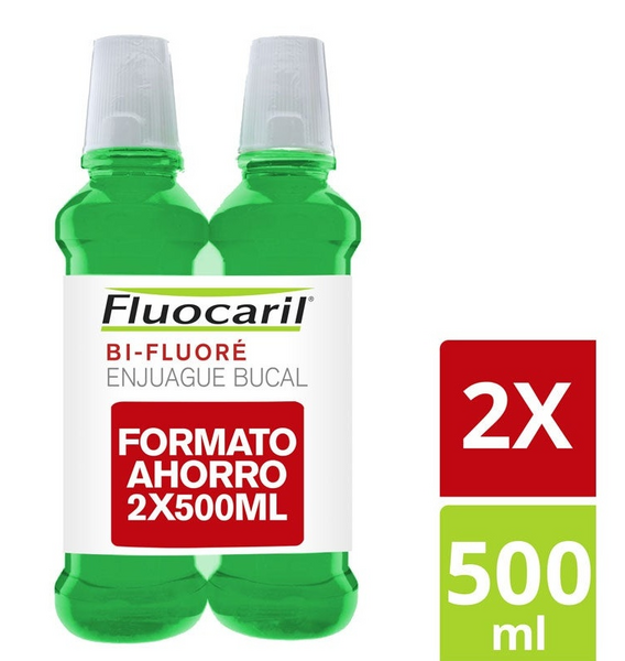 Fluocaril Bi-Fluoré Enjuague Bucal Anticaries 2x500ml