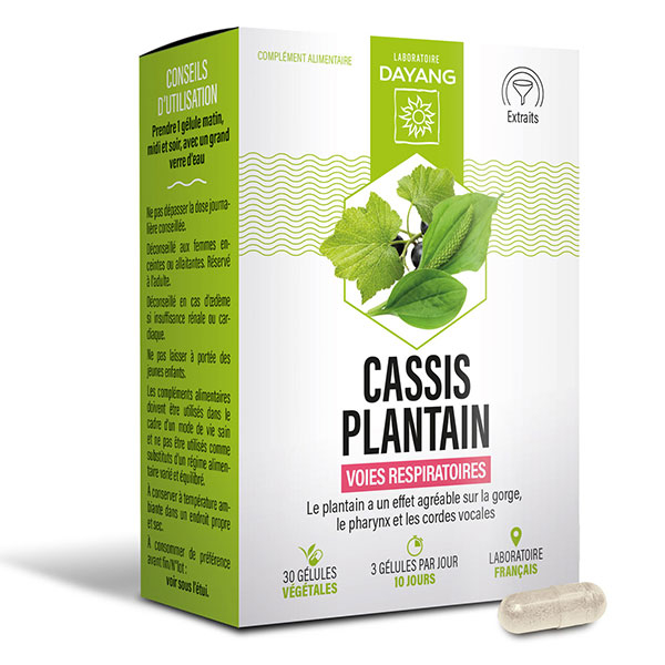 Cassis Plantain 30 gél